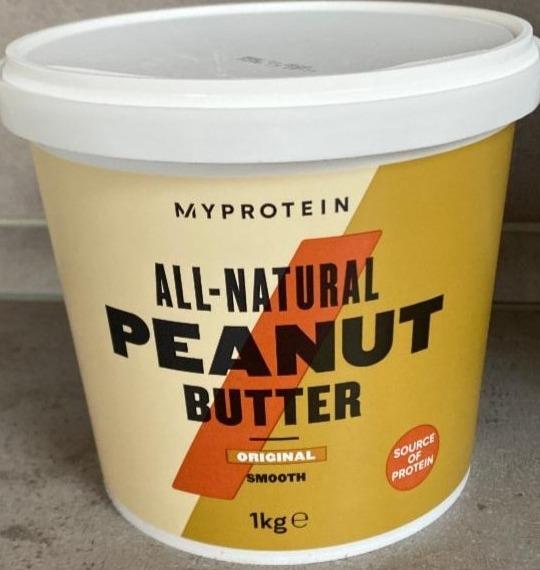 Fotografie - Peanut butter original smooth MyProtein