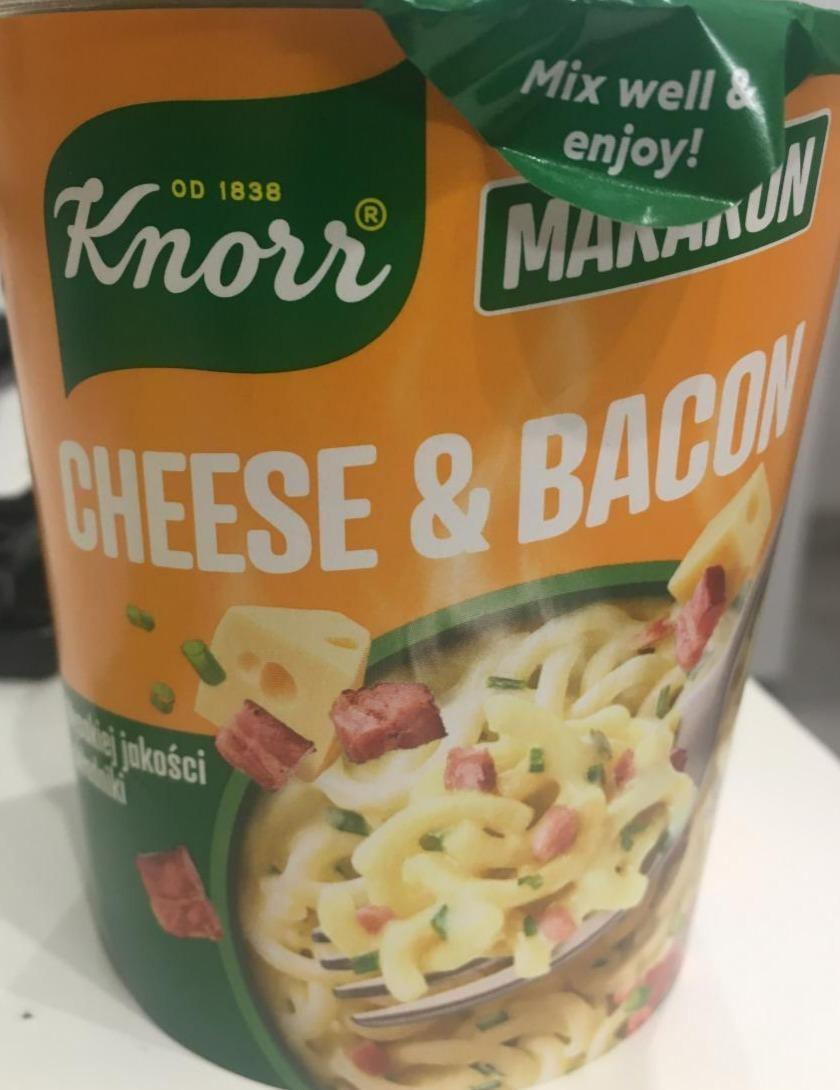 Fotografie - Makaron Cheese & Bacon Knorr