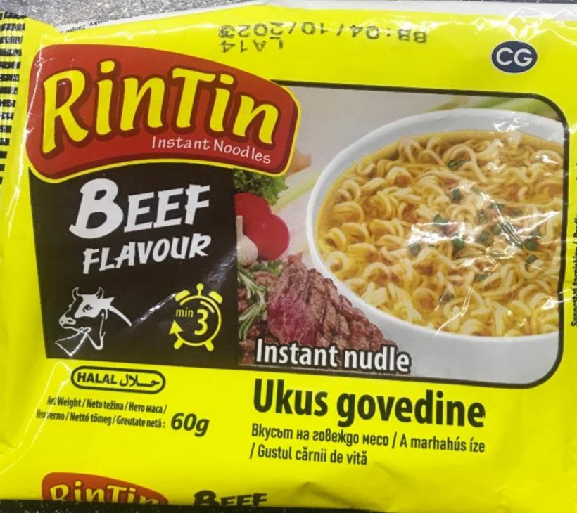 Fotografie - RinTin Instant Noodles Beef flavour Halal