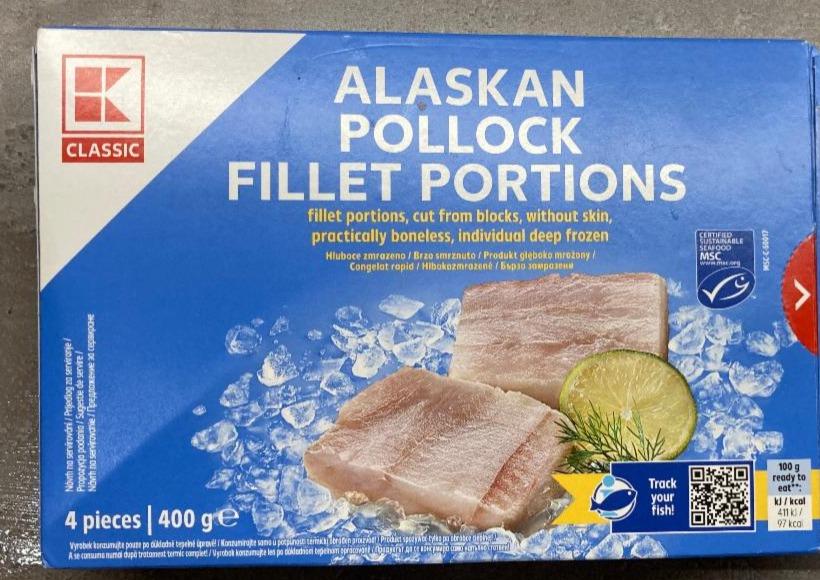 Fotografie - Alaskan Pollock Fillet Portions K-Classic