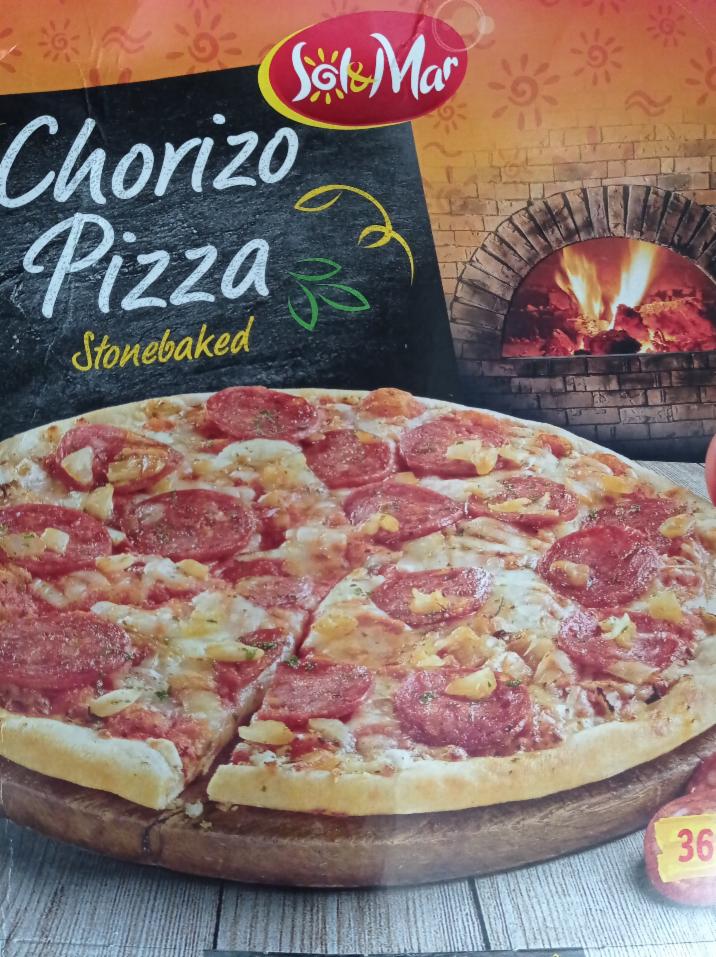 Fotografie - Chorizo Pizza Stonebaked Sol&Mar