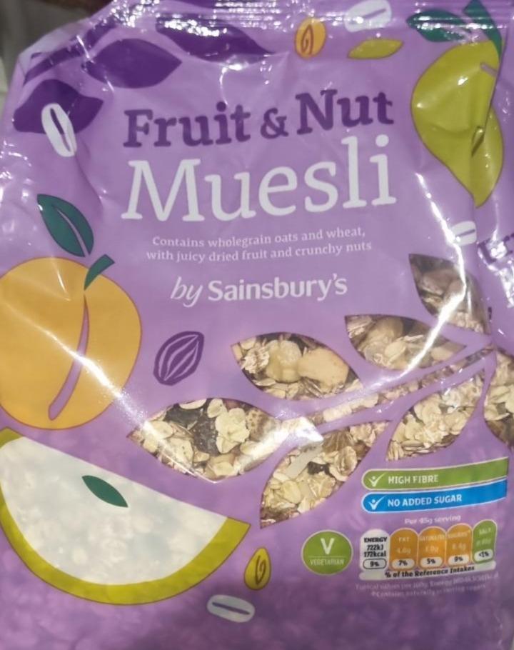 Fotografie - Fruit & Nut Muesli by Sainsbury's