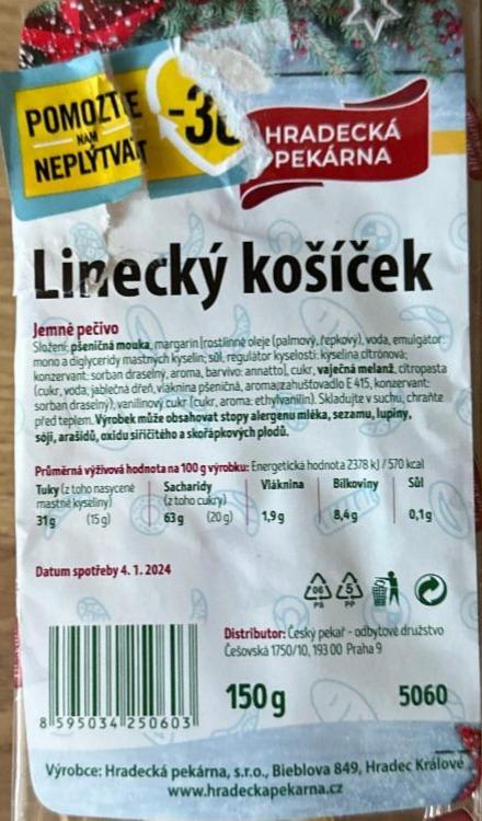 Fotografie - Linecký košíček Hradecká pekárna