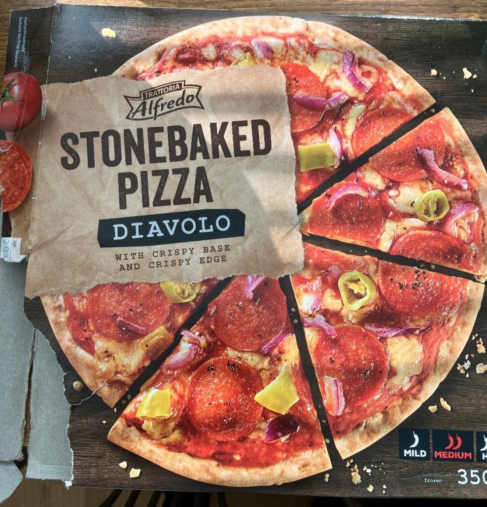 Fotografie - Stonebaked pizza Diavolo Trattoria Alfredo