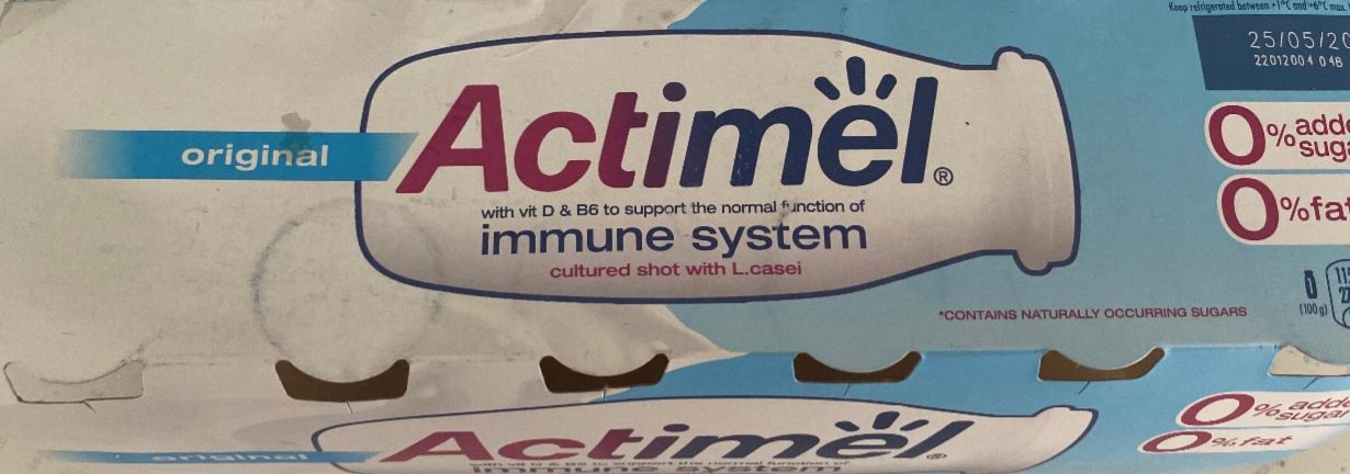 Fotografie - Immune system Original 0% added sugar Actimel