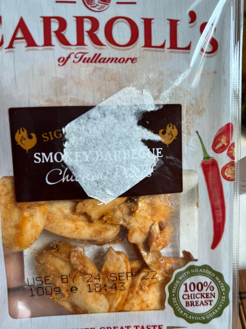 Fotografie - Smokey BBQ chicken pieces Carroll's