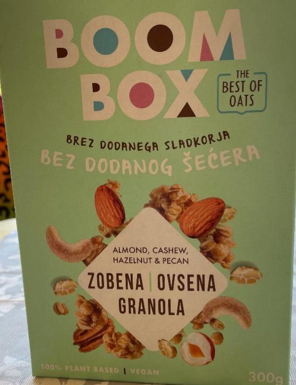 Fotografie - Ovsena granola oreški Boom box