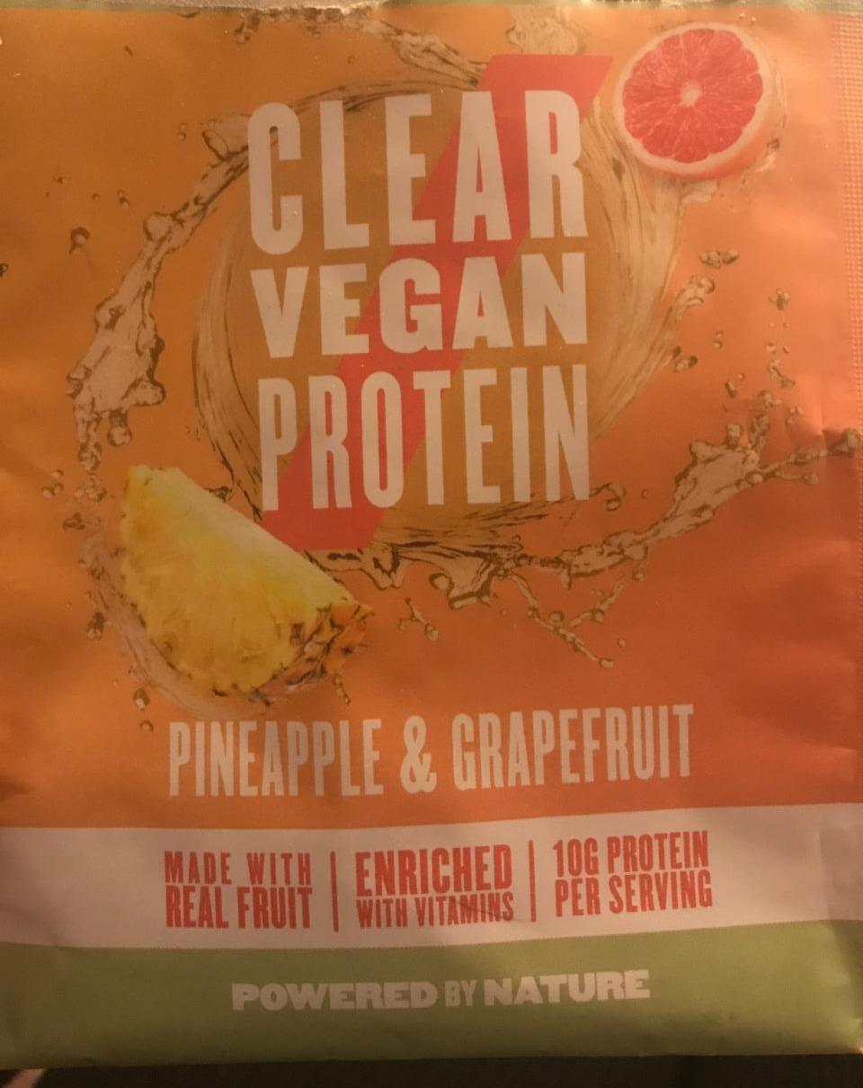 Fotografie - Clear vegan protein pineapple & grapefruit MyVegan