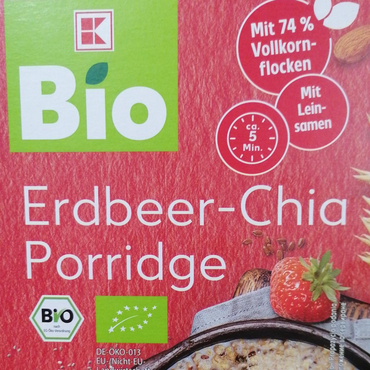 Fotografie - Erdbeer-Chia Porridge K-Bio