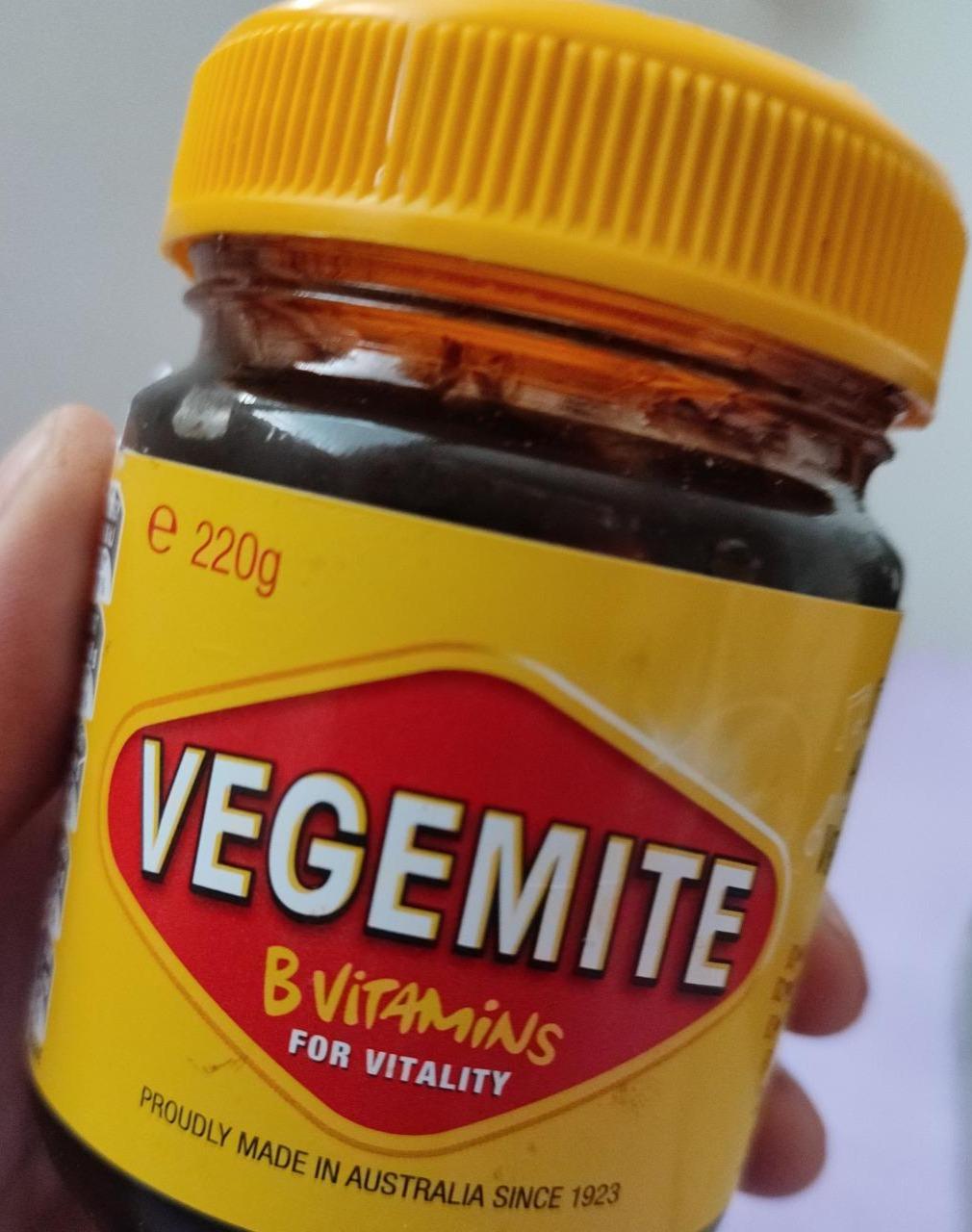 Fotografie - Vegemite B vitamins for Vitality
