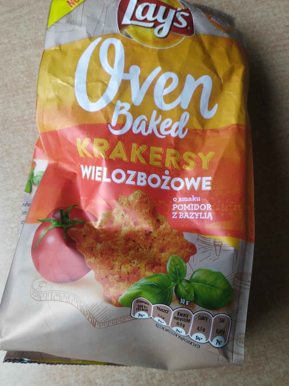 Fotografie - Oven baked crackers tomato Lay's