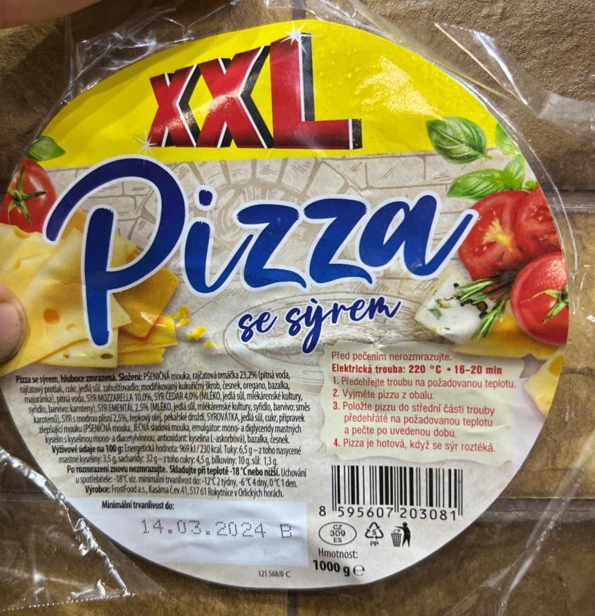 Fotografie - Pizza se sýrem Lidl XXL