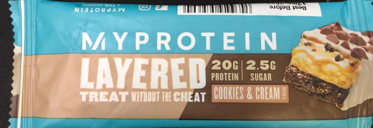 Fotografie - Layered treat - Cookies & Cream Myprotein