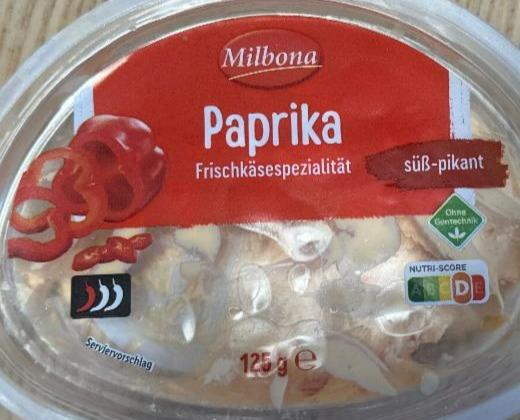 Fotografie - Paprika Frischkäsespezialität Süß-Pikant Milbona