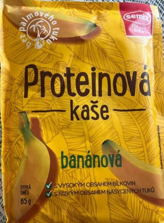 Fotografie - Proteinová kaše banánová bez palmového tuku Semix
