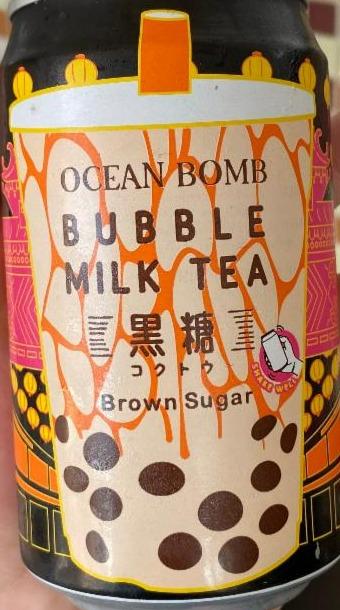 Fotografie - Bubble milk tea Brown sugar Ocean Bomb