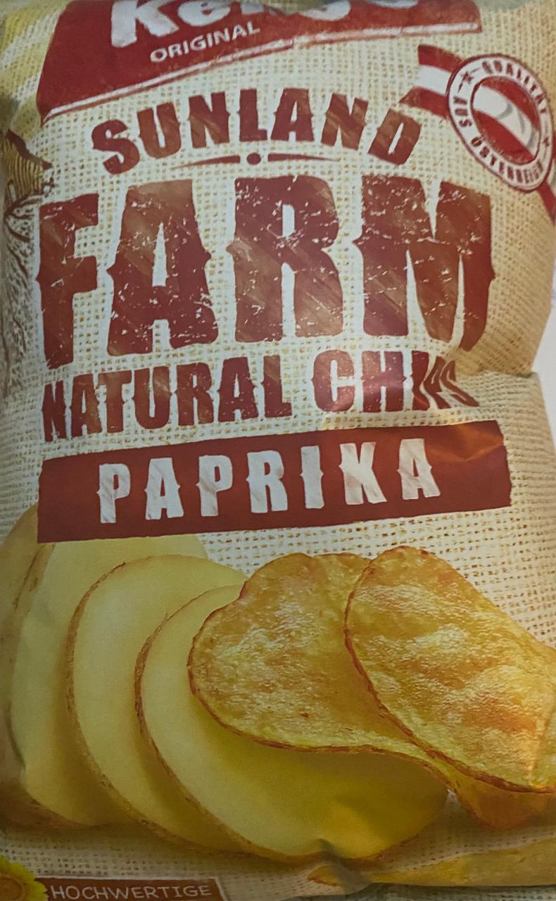 Fotografie - Sunland Farm Natural Chips Paprika Kelly´s