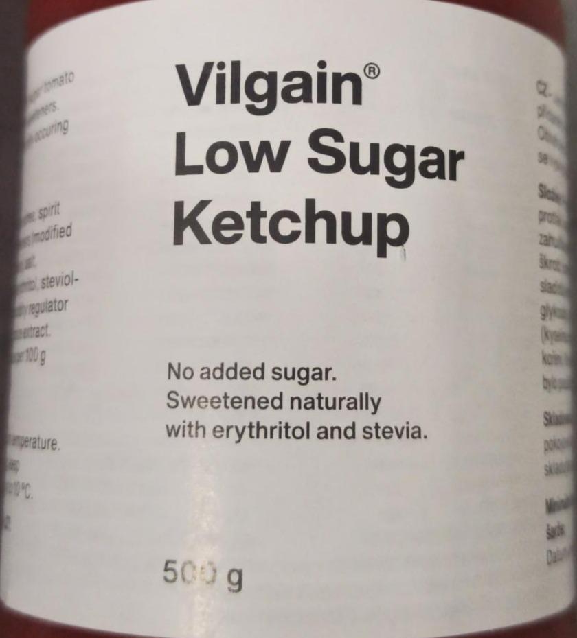 Fotografie - Low Sugar Ketchup Vilgain