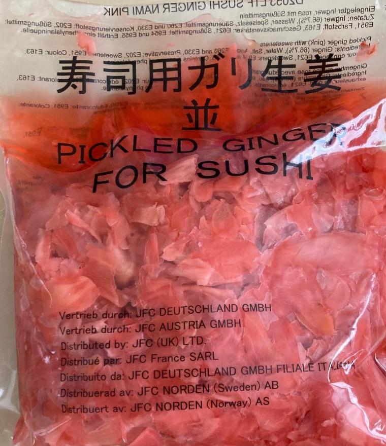 Fotografie - Pickled Ginger For Sushi LFT Nami Zázvor růžový krájený