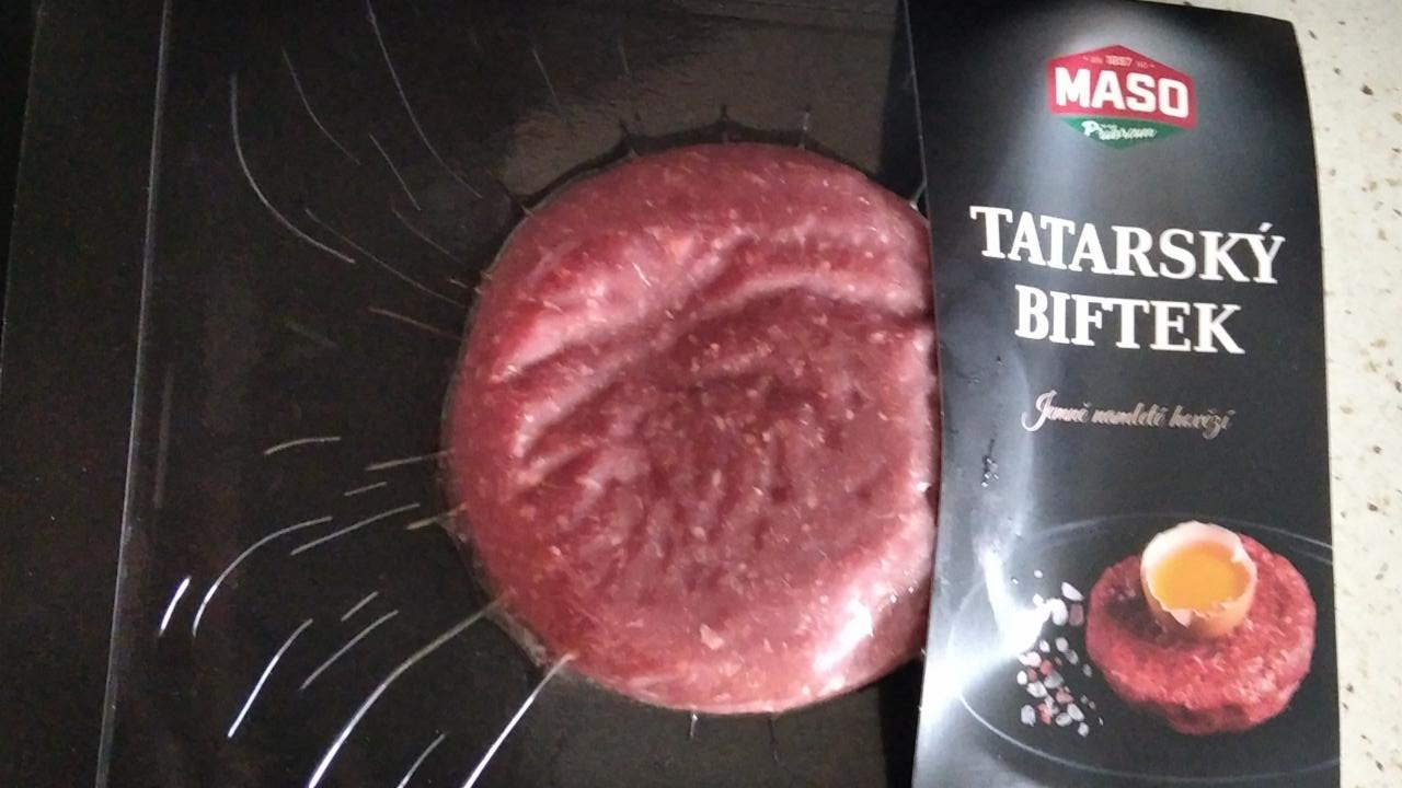 Fotografie - tatarský biftek Maso Příbram