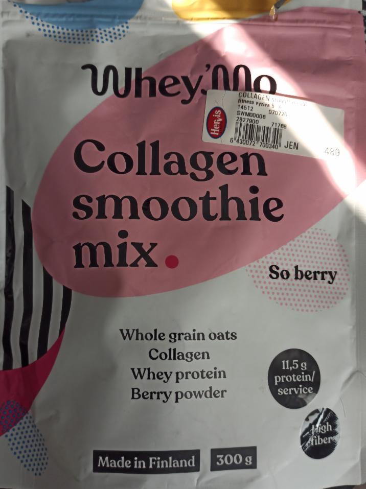 Fotografie - collagen smoothie mix so berry whey’mo