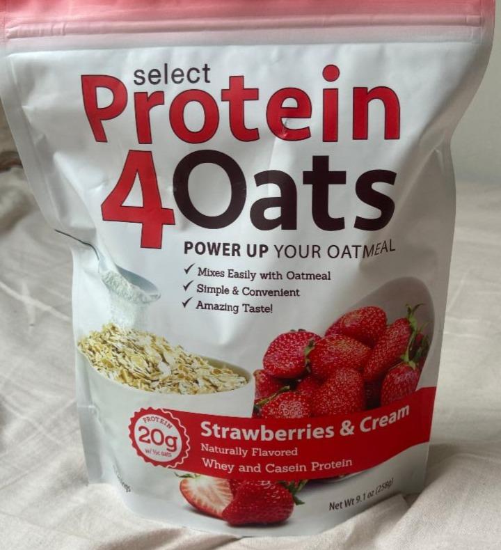 Fotografie - 4Oats Strawberries & Cream Select protein
