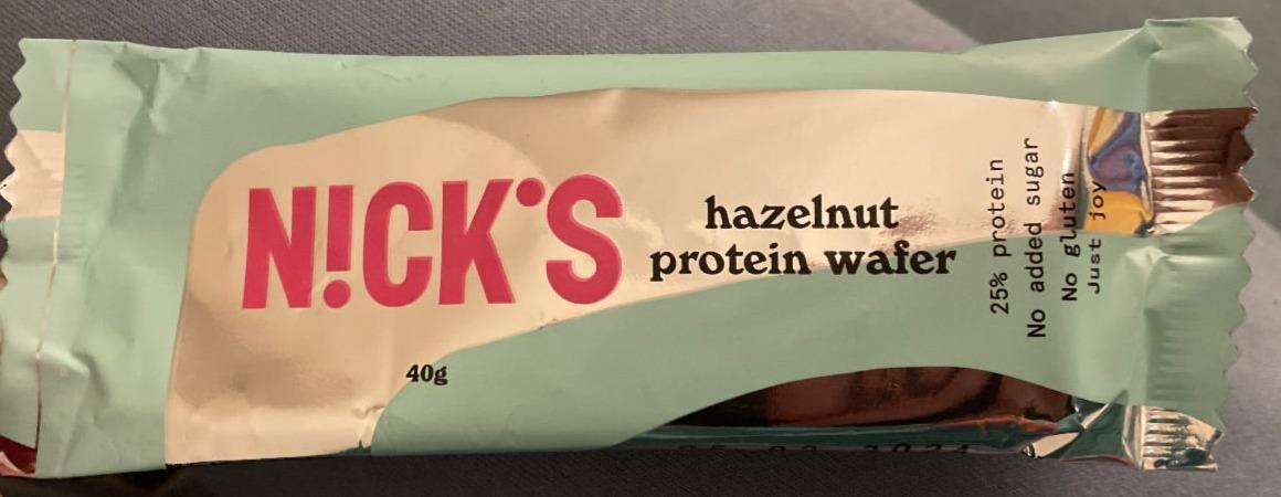 Fotografie - Hazelnut protein wafer NICK’s