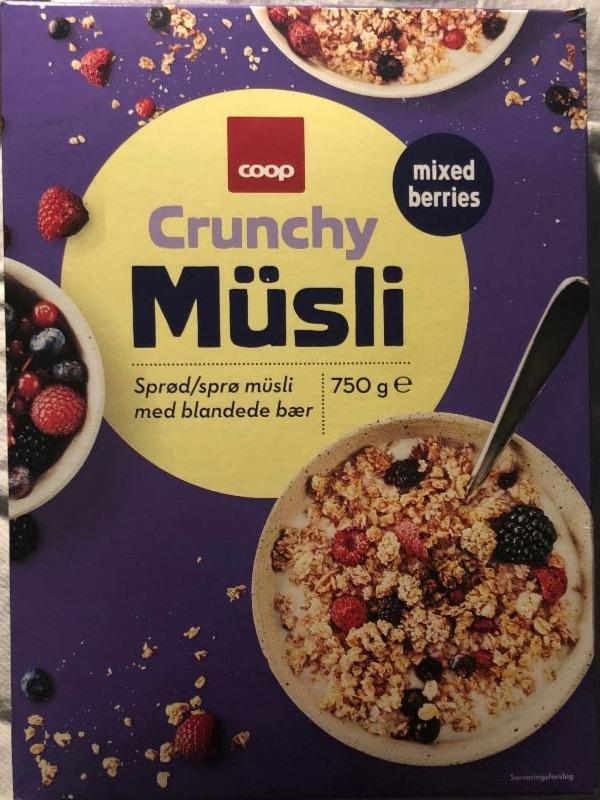 Fotografie - Crunchy Müsli med blandede bær mixed berries coop