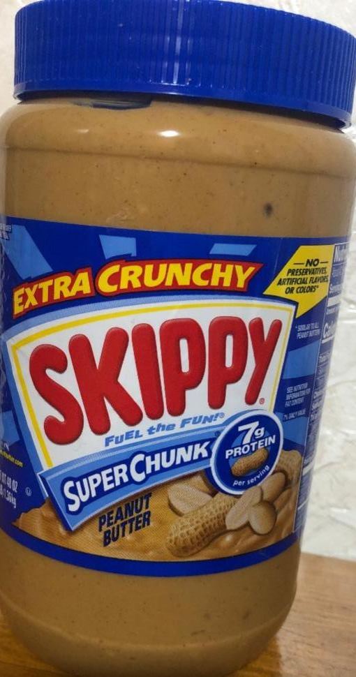 Fotografie - SuperChunk Peanut Butter Extra Crunchy Skippy
