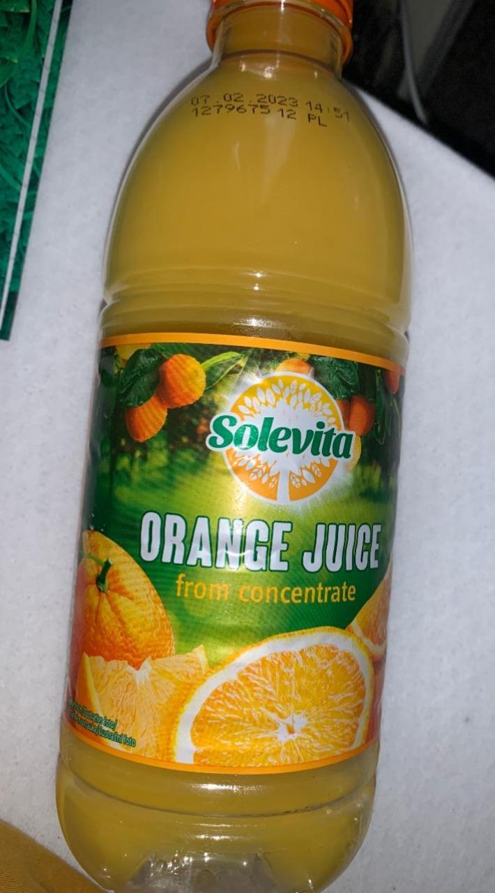Fotografie - Orange juice from concentrate Solevita