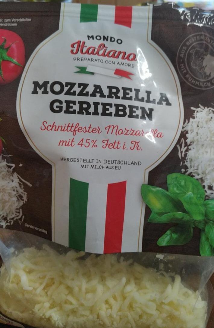 Fotografie - Mozzarella Gerieben 45% Mondo Italiano