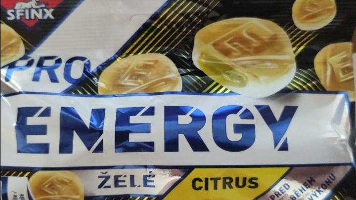 Fotografie - Pro energy želé citrus Sfinx