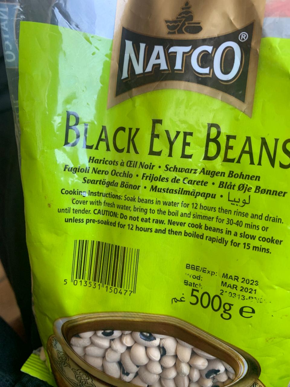 Fotografie - Black Eye Beans Natco