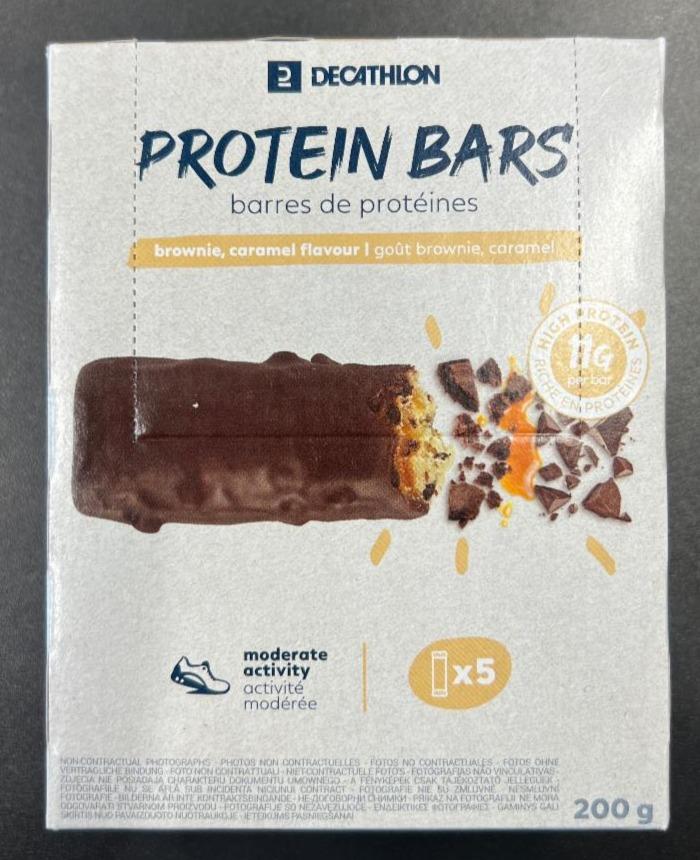 Fotografie - Protein Bars brownie, caramel flavour Decathlon