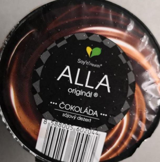Fotografie - originál čokoláda sójový dezert Alla