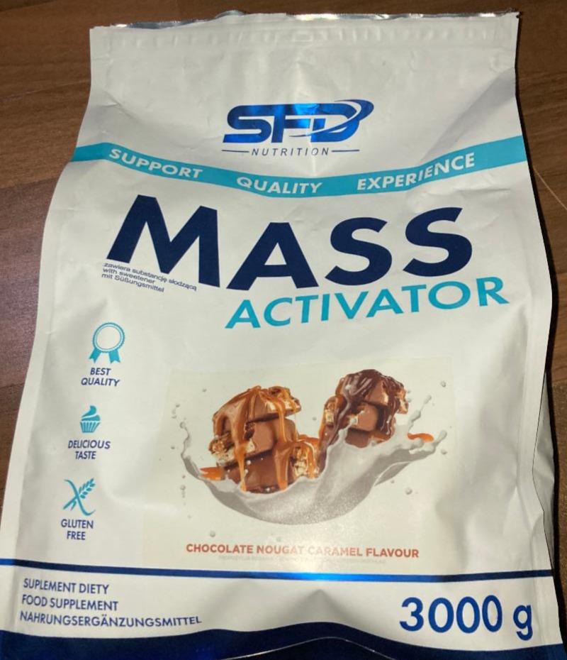 Fotografie - Mass activator Chocolate Nougat Caramel Flavour SFD Nutrition