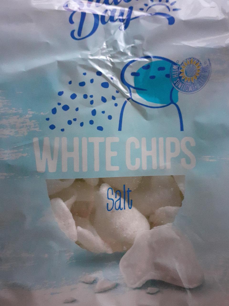 Fotografie - White chips Snack Day