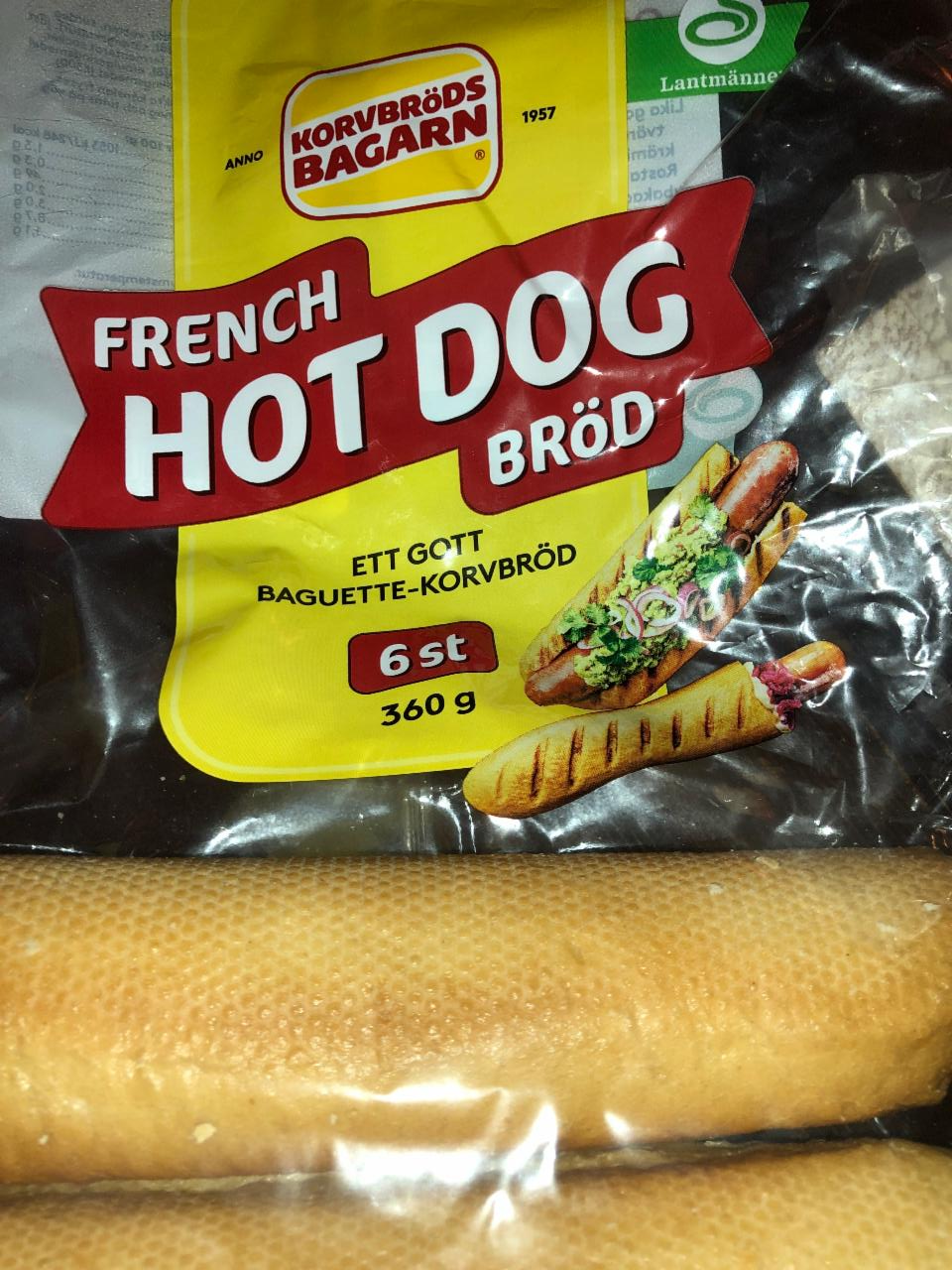 Fotografie - French Hot Dog Bröd KorvbrödsBagarn Lantmännen