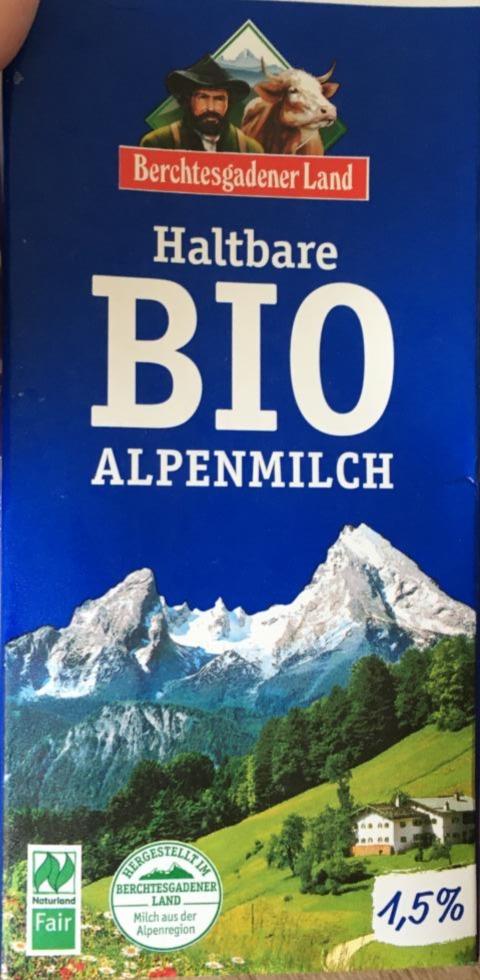Fotografie - Haltbare Bio Alpenmilch 1,5% Berchtesgadener Land