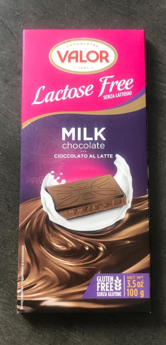 Fotografie - lactose free Milk chocolate Valor