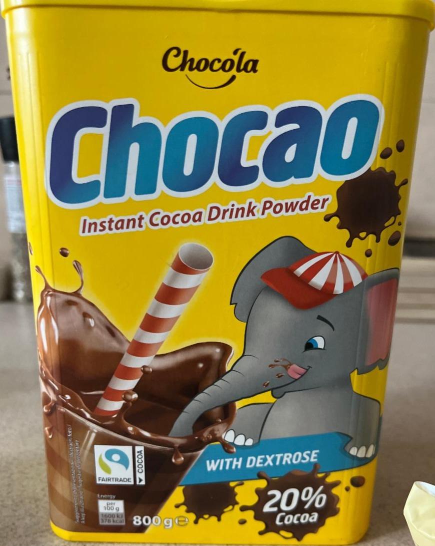Fotografie - Chocao instant cocoa drink powder Chocola