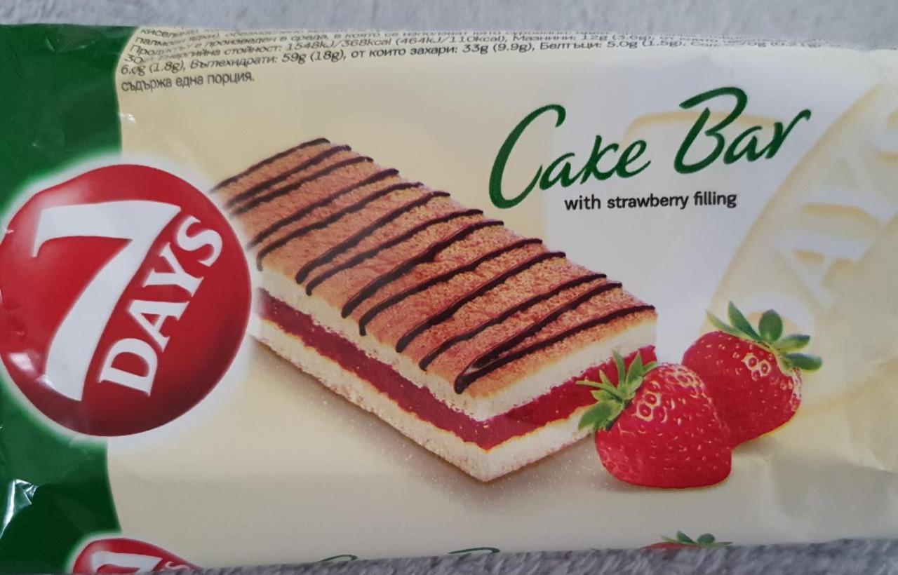 Fotografie - Cake Bar with strawberry filling 7 Days