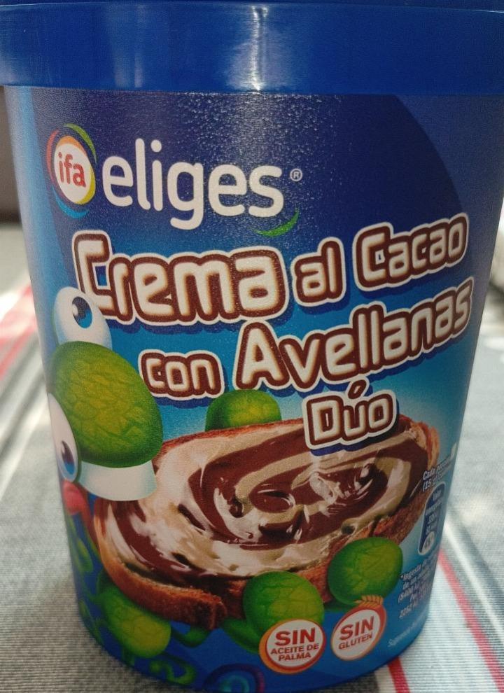 Fotografie - Crema al Cacao con Avellanas Dúo Ifa Eliges
