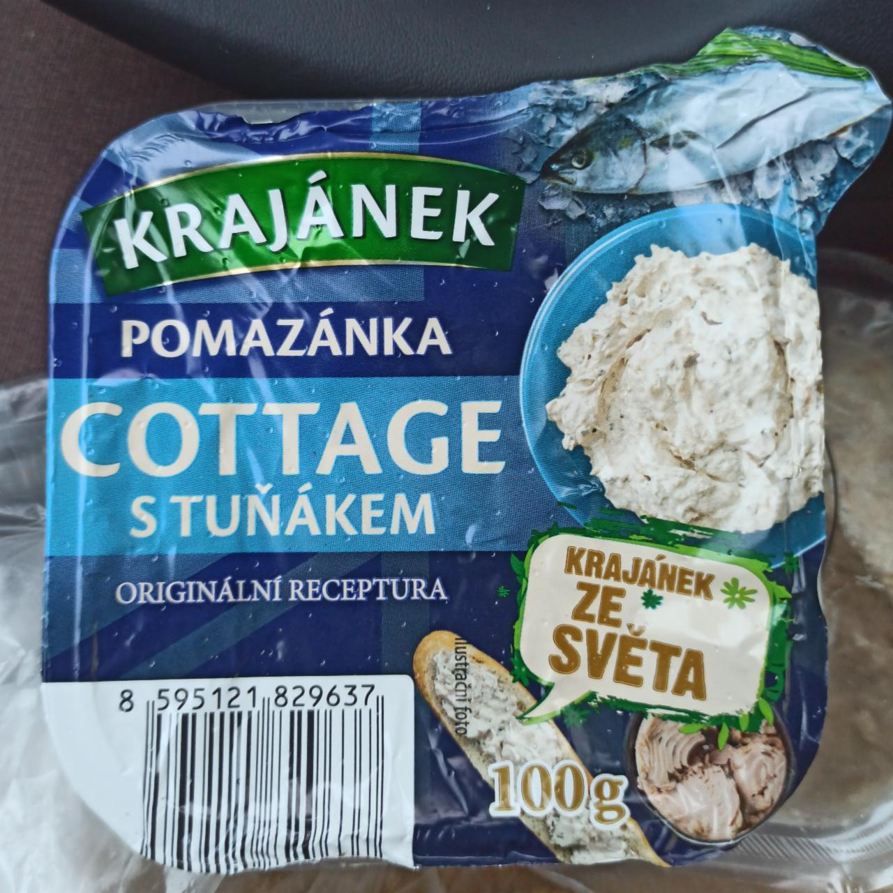 Fotografie - Pomazánka cottage s tuňákem Krajánek