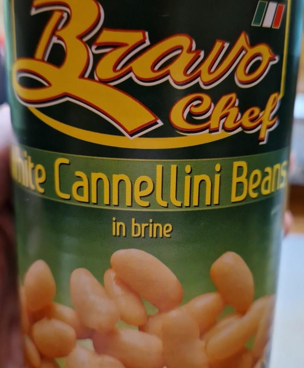 Fotografie - White Cannellini Beans in brine Bravo Chef