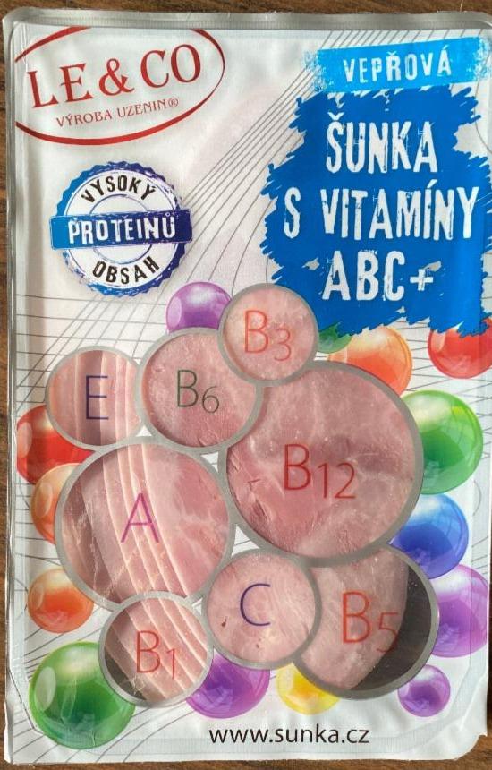Fotografie - vepřová šunka s vitamíny ABC+ LE & CO