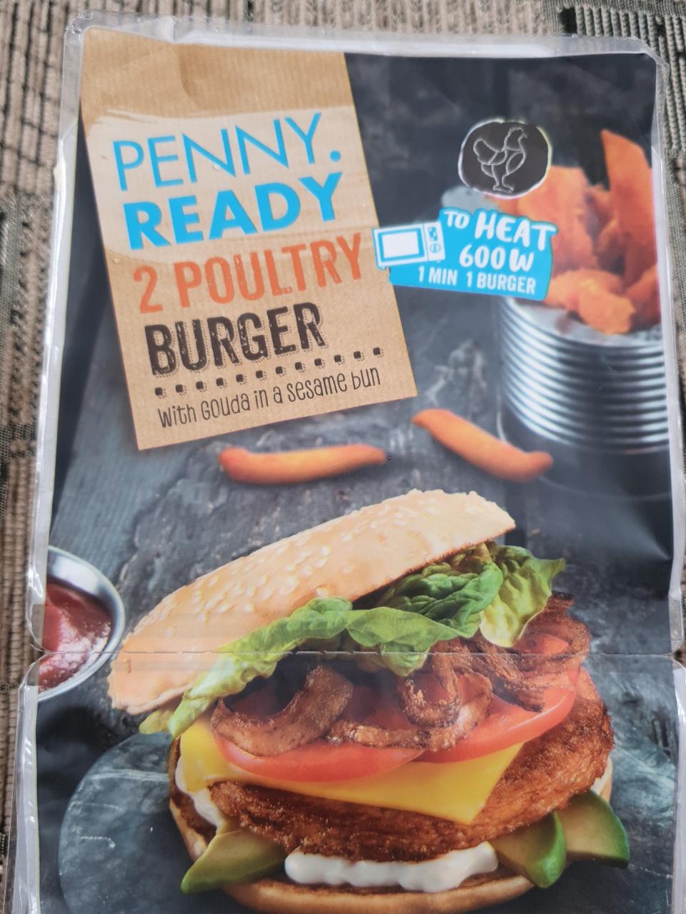 Fotografie - Ready poultry burger Penny