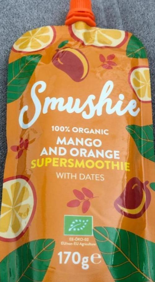 Fotografie - Smushie Mango and Orange Supersmoothie with Dates Salvest