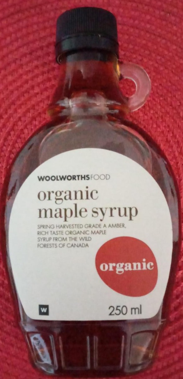 Fotografie - Organic Maple Syrup Woolworths Food