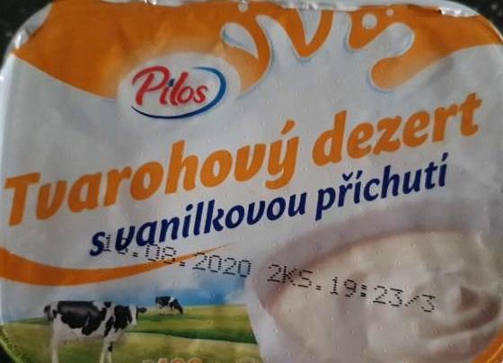Fotografie - Tvarohový dezert s vanilkovou příchutí Pilos